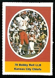 1972 Sunoco Stamps      281     Bobby Bell